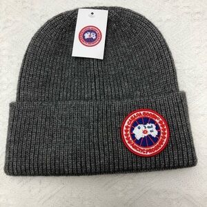 Canada Goose Grey Knit Beanie